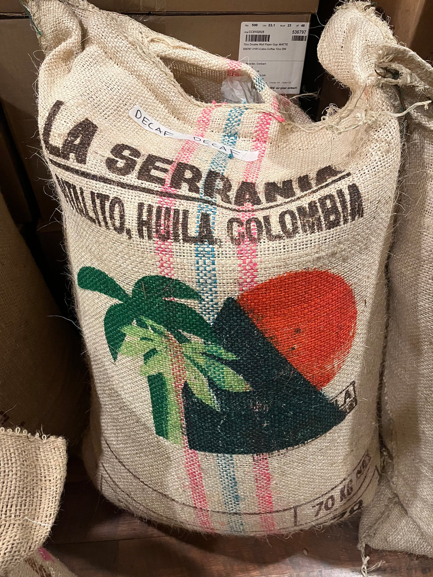Decaf Colombia, La Serrania