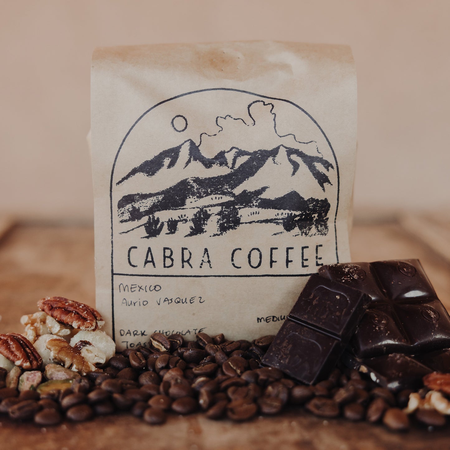 Mexico, Aurio Vasquez : Notes of Dark Chocolate and Toasted Nuts